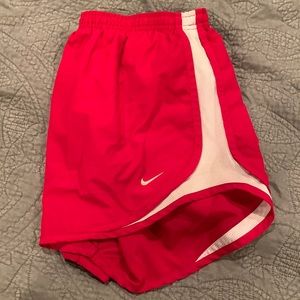 Nike Tempo Bright Brick or Reddish Pink Shorts Large